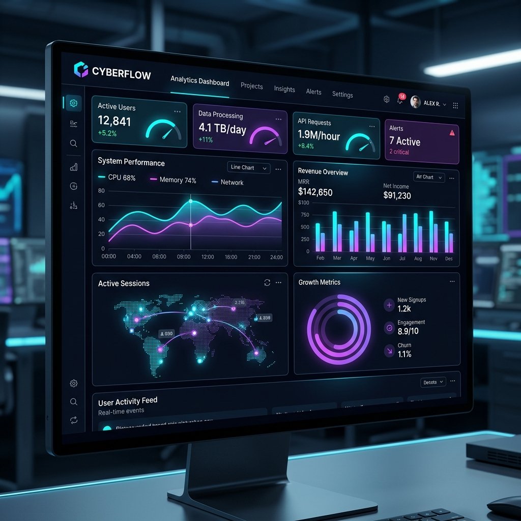 Aether Dashboard Showcase